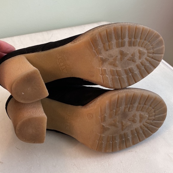 J. Crew black suede heels/ platform booties - Picture 12 of 16